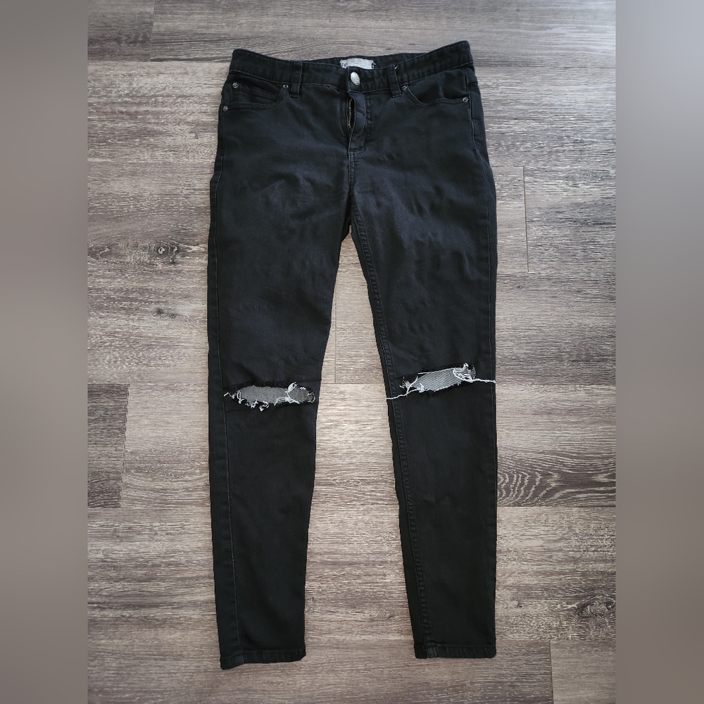 Free People Black Skinny Jeans